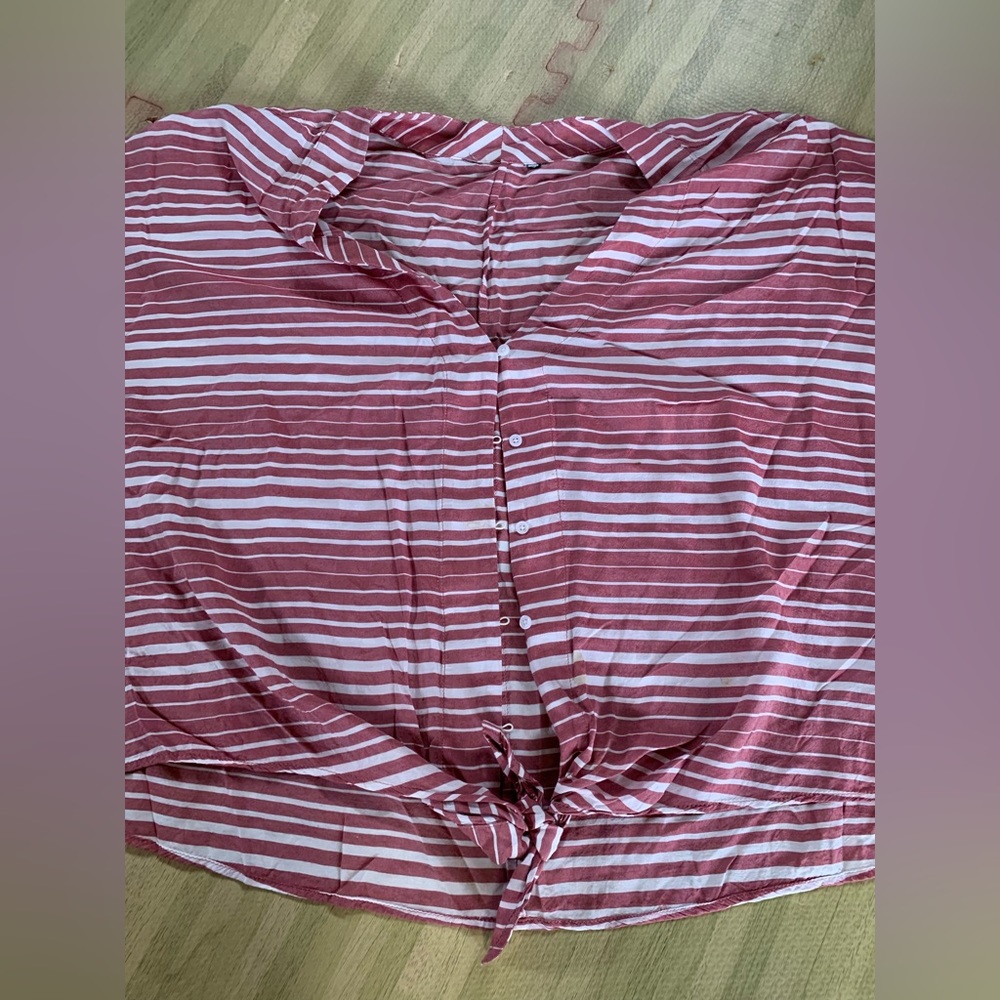 Women’s Express Button Down & Tie Front Shirt - image 6